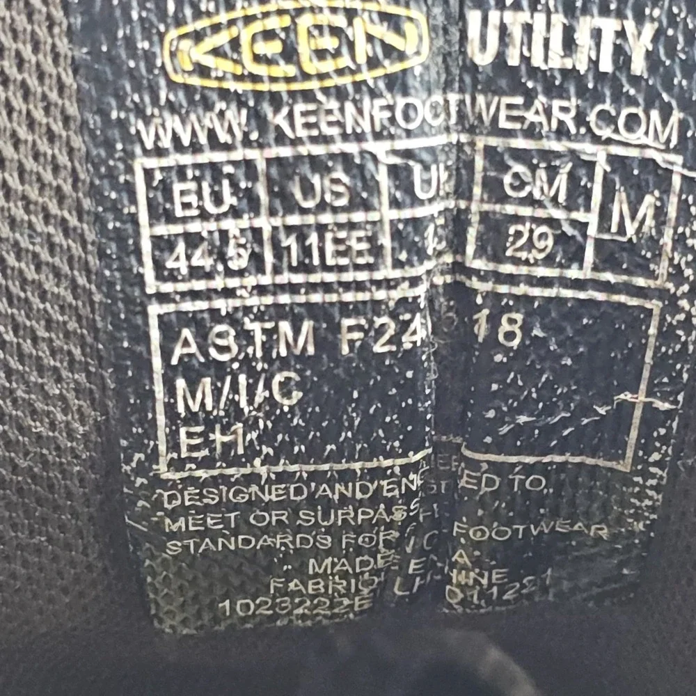 Keen Utility Cincinnati Steel Toe Moc Keen Dry Leather Boots Men's 11 EE Work
